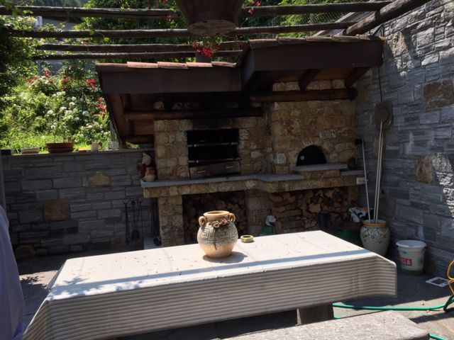 Grillkamin und Pizzaofen – Giardinisasà Sagl – San Nazzaro – Gambarogno – Kreis Locarno – Tessin