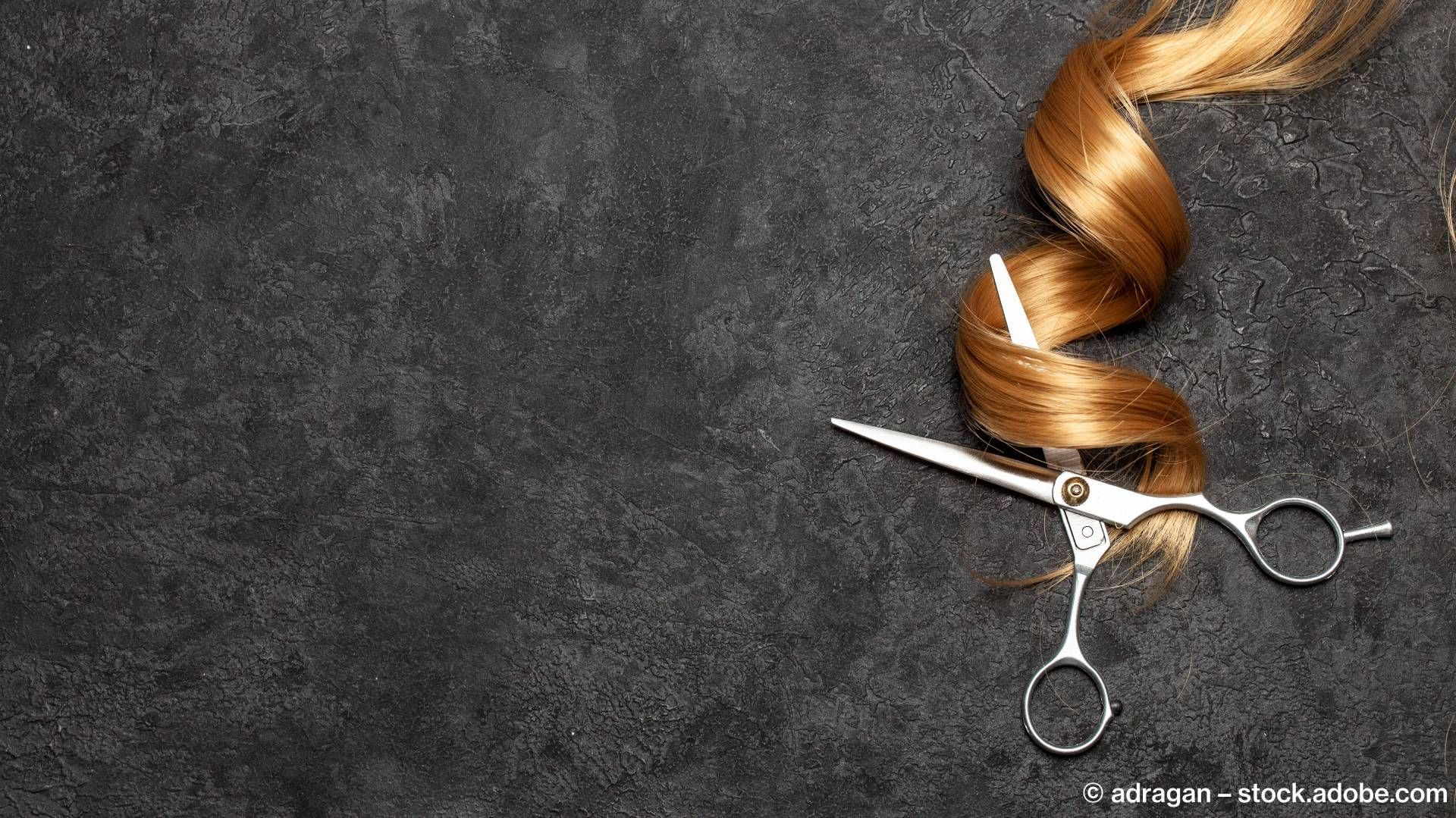 Haarschnitt, Haare und Schere