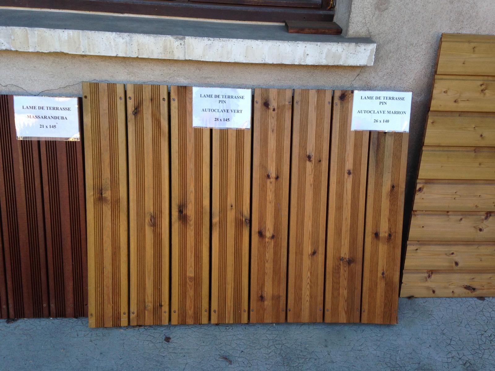 Lame de terrasse pin autoclave