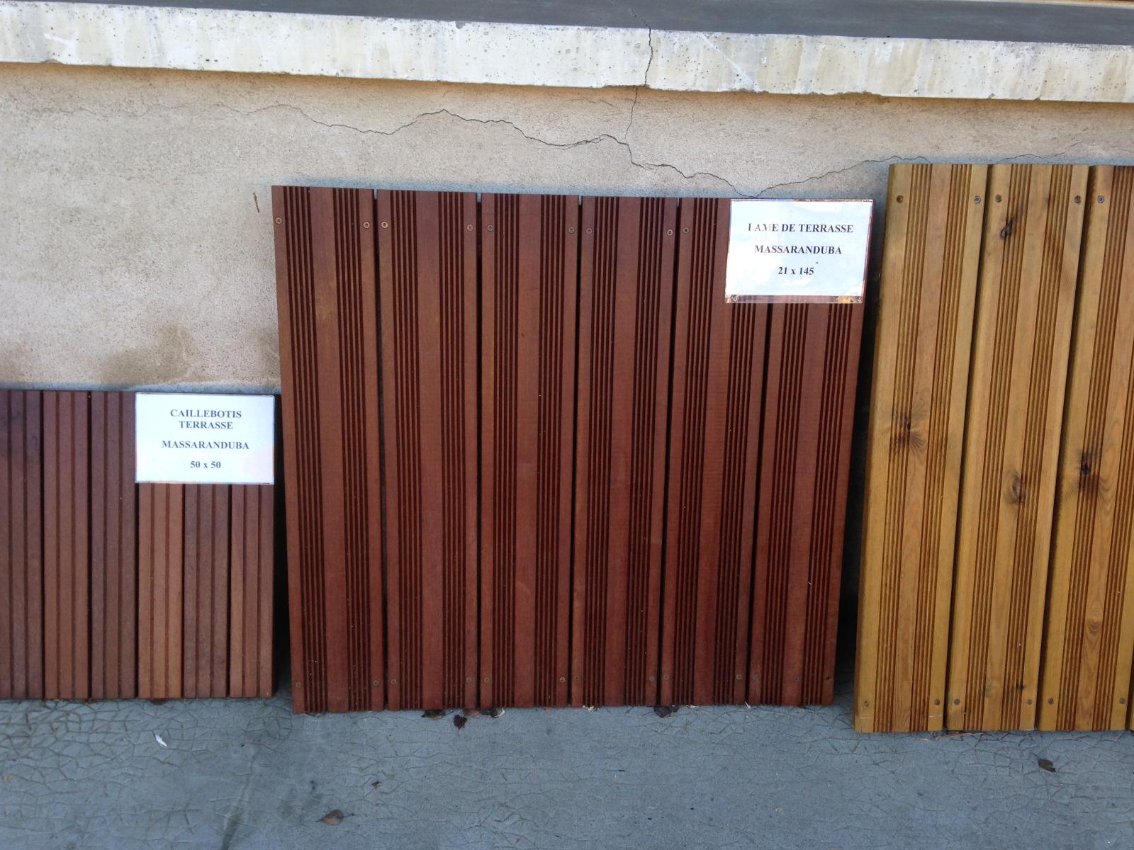 Lame de terrasse Massaranduba