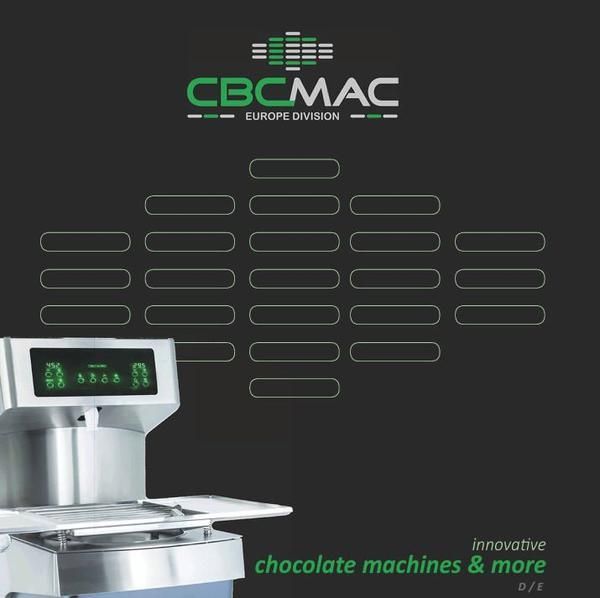 Eine Broschüre für innovative Schokoladenmaschinen und mehr