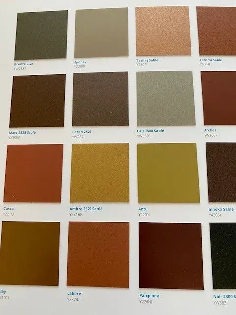 Nuancer avec petits carrés colorés