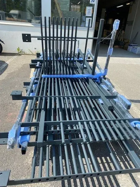 Clôtures emballées