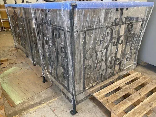 Élément métallique emballé