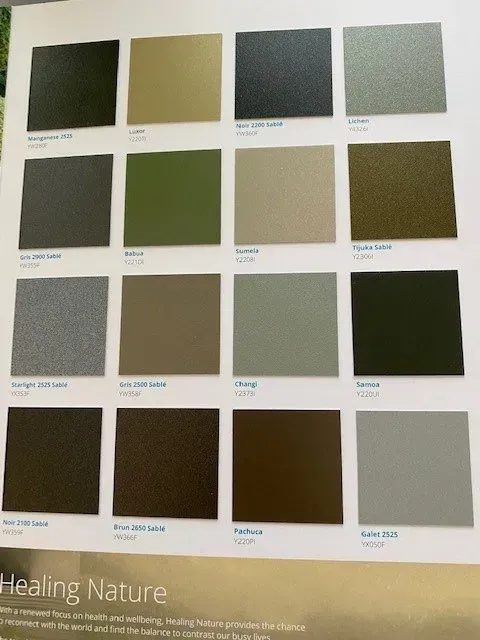 Petits carrés colorés d'un nuancé