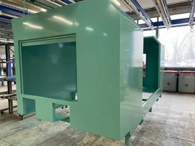 Châssis métallique repeint