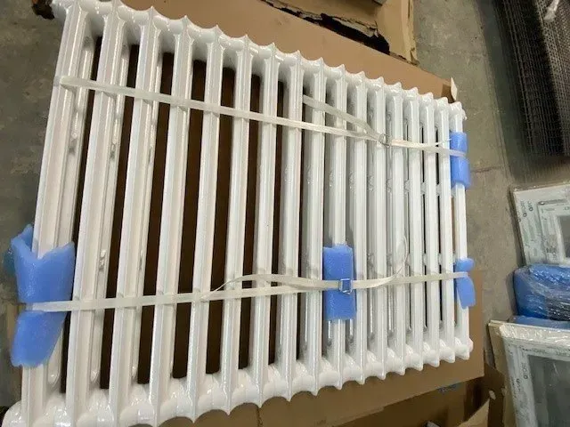 Un radiateur blanc