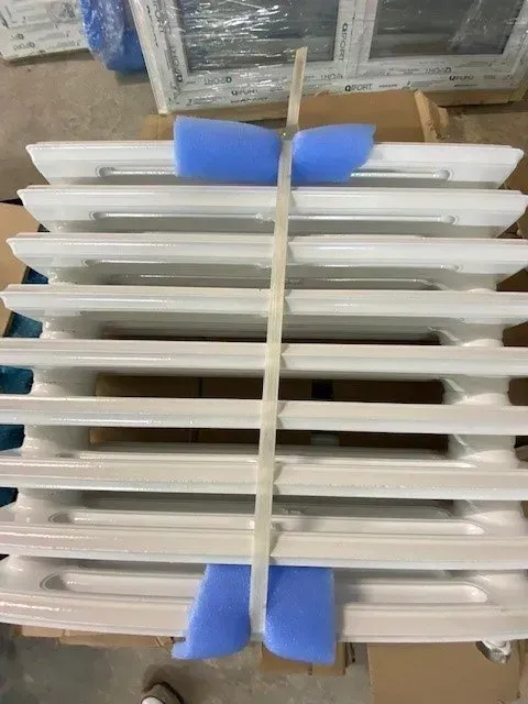 Radiateur fraîchement thermolaqué