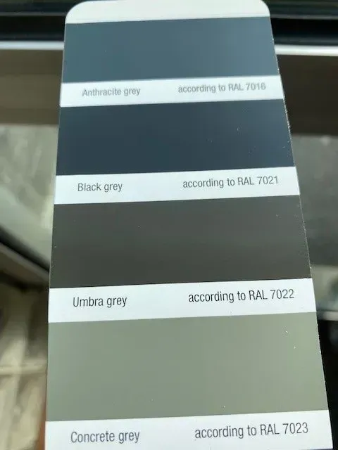 Divers couleurs ternes