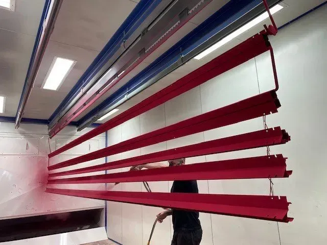 Lames de stores rouges