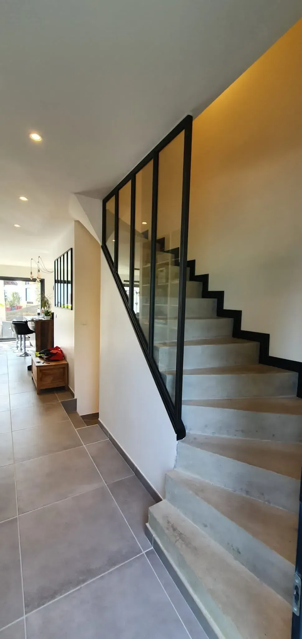 Escalier avec verrière