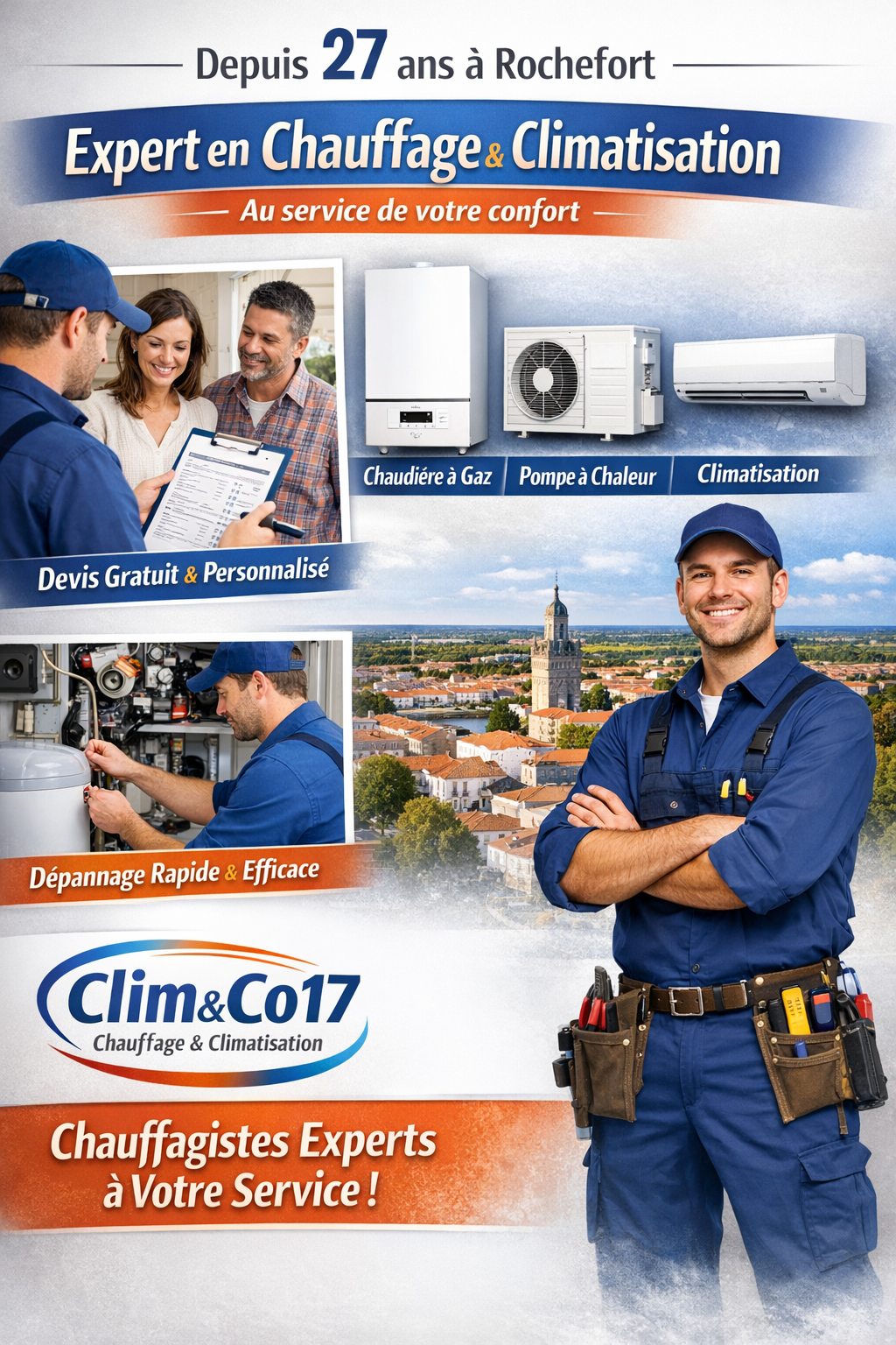 Devanture de l'entreprise Clim&Co17