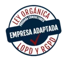 Un sello circular de conformidad para Prodana Consultores, que indica 