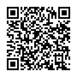 Un código QR en blanco y negro sobre un fondo blanco.
