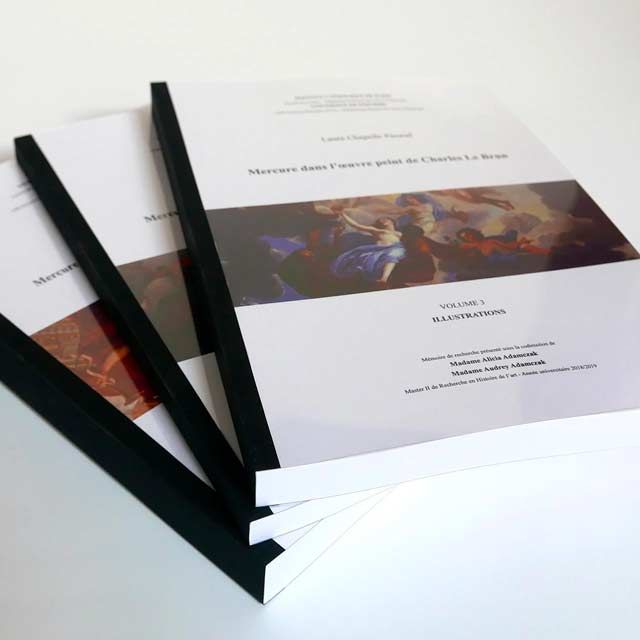 Exemple d'impression pour les étudiants