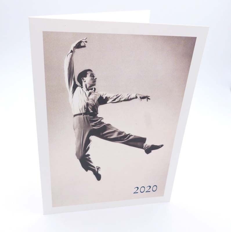 Impression d'une photo en noir et blanc présentant un homme en plein bond