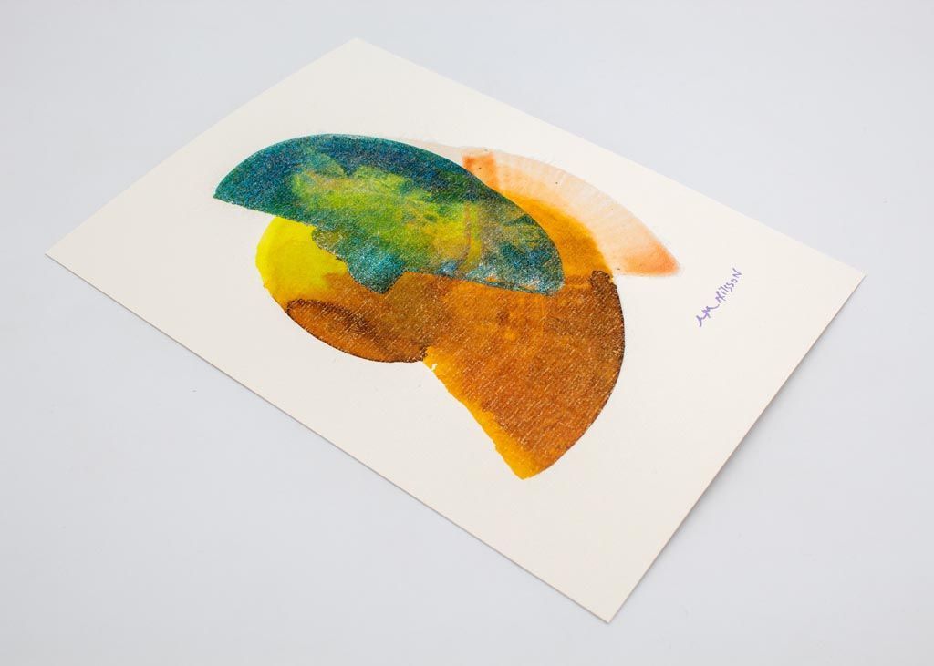 Création artistique aux couleurs vives