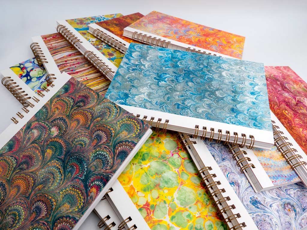 Carnets à spirale Marblingfactory