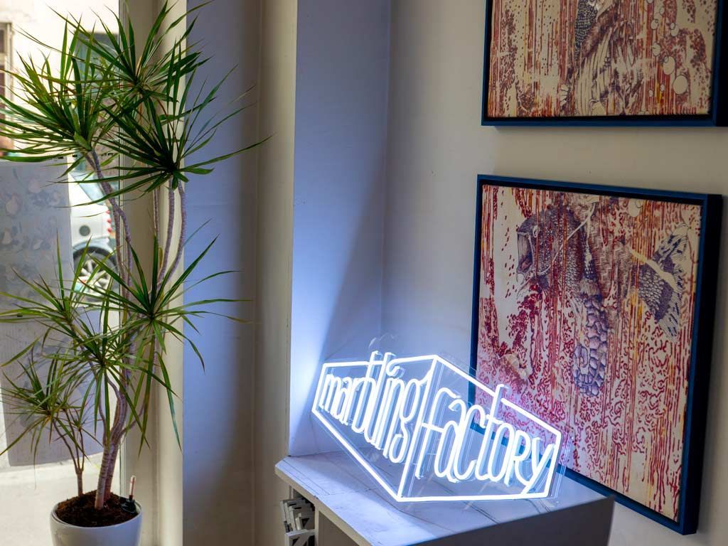 Logo lumineux Marblingfactory