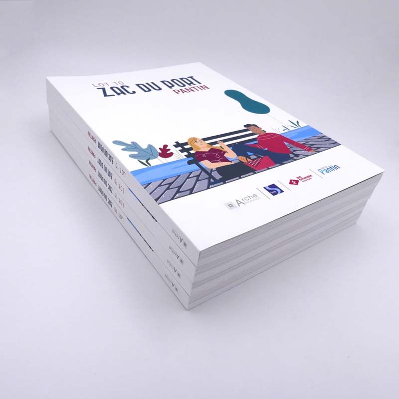 Impression en série de l'ouvrage Zac du port de Pantin