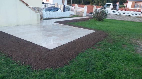Construction de terrasse