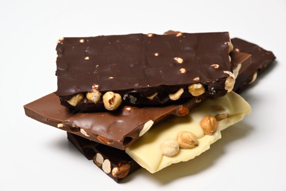 Detail shot of chocolate made by The Chocolate Crown.