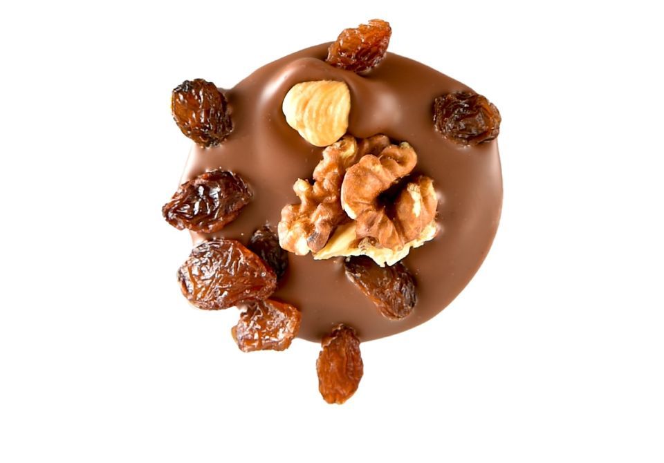 Detail shot of chocolate made by The Chocolate Crown.