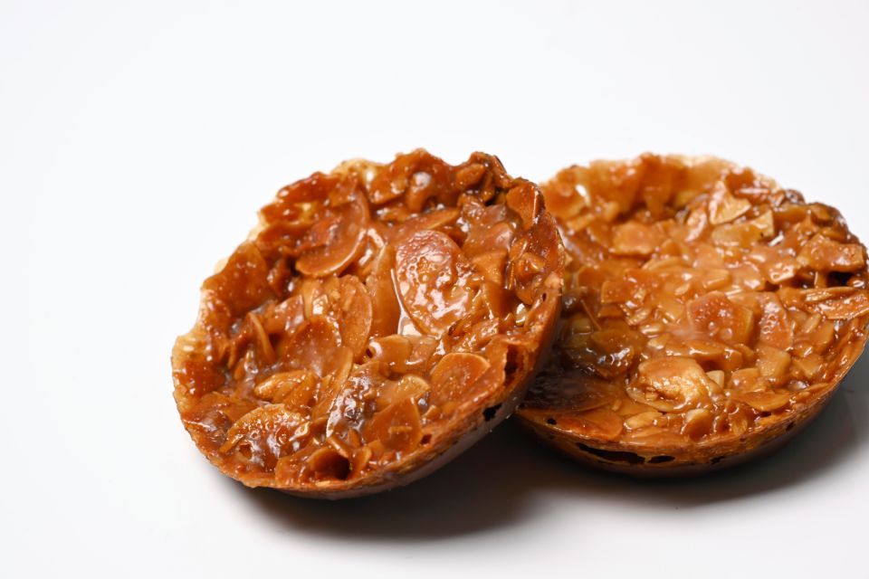 Detail shot of biscuits made by The Chocolate Crown.