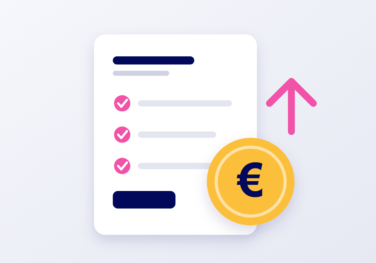 Kuvitus: suunnitelma ja euro