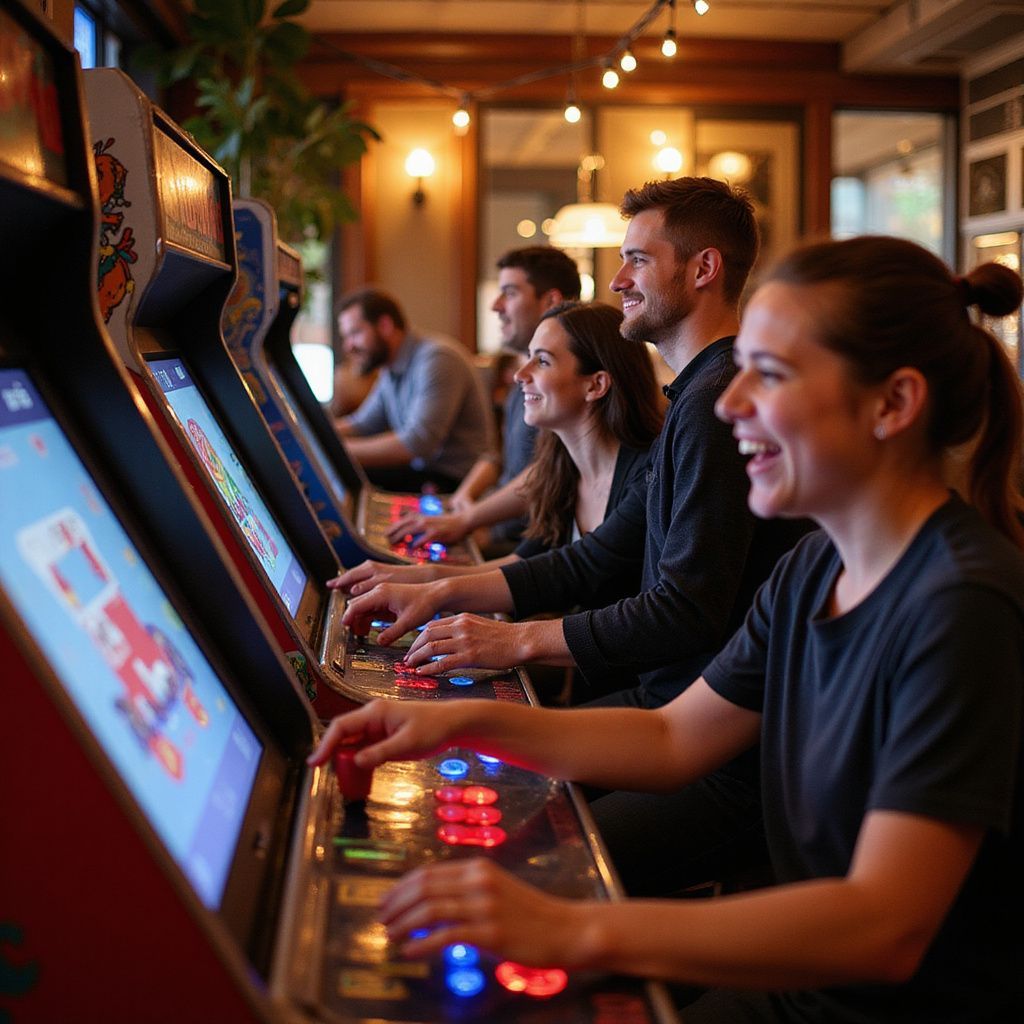 Alquiler Máquinas Recreativas para Cenas de Empresa en Madrid y Barcelona