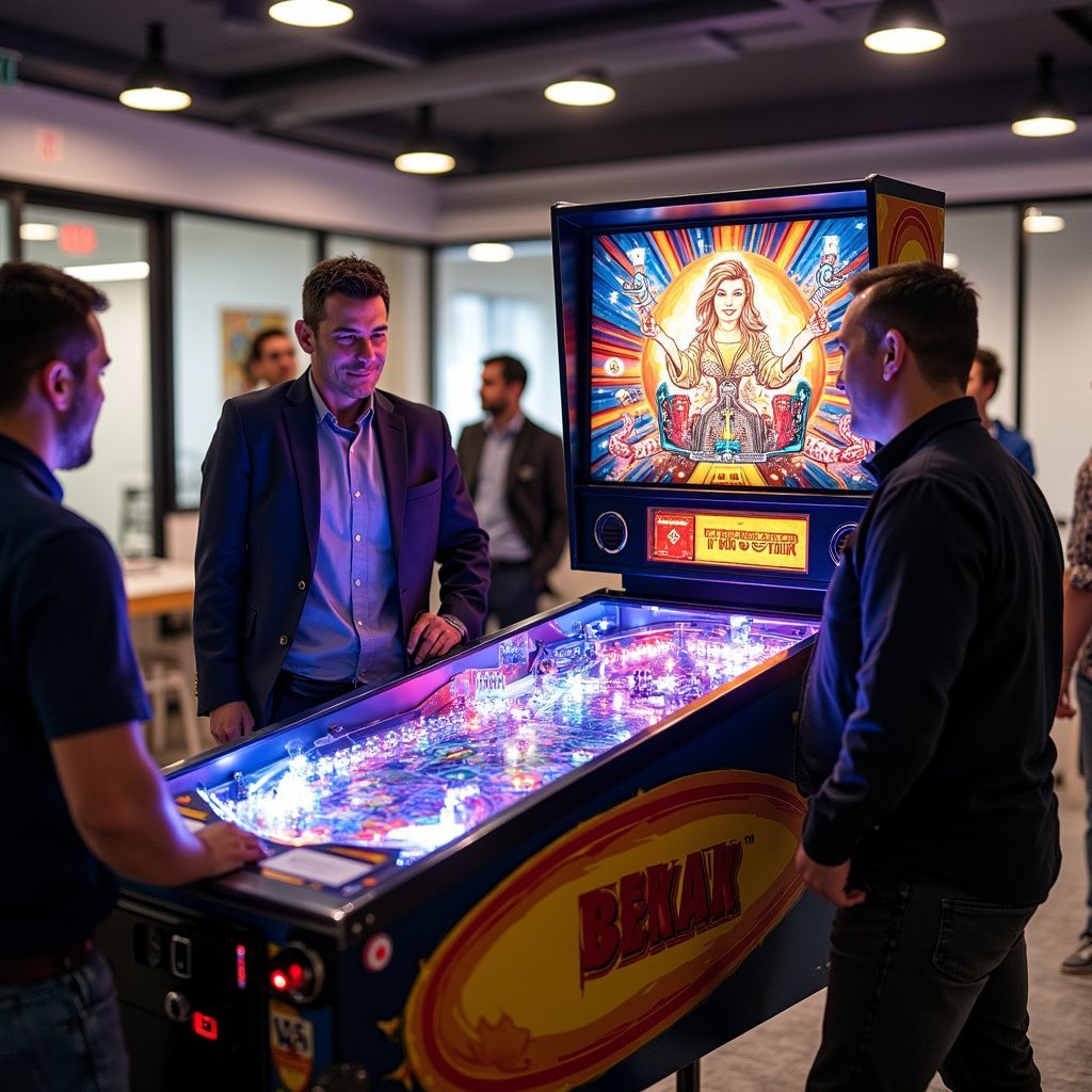 Alquiler Pinball Salas Descanso en empresas en Madrid