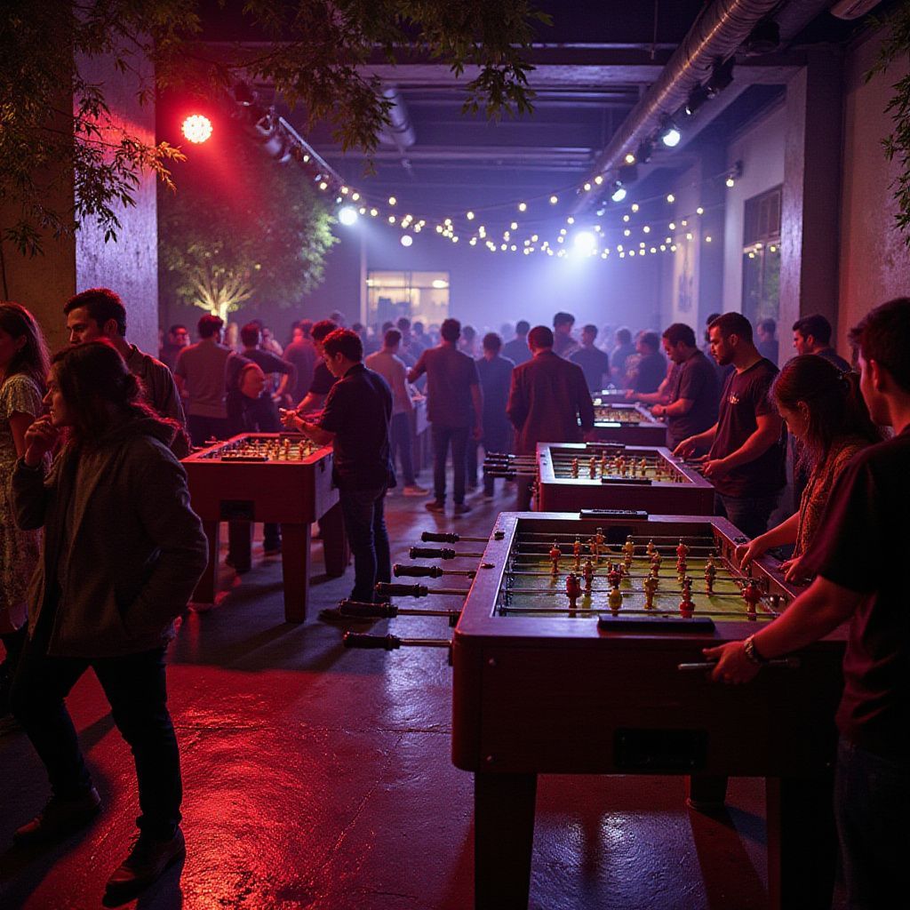 Alquiler de futbolines en Barcelona para eventos corporativos y fiestas del Mundial de Fútbol 2026 
