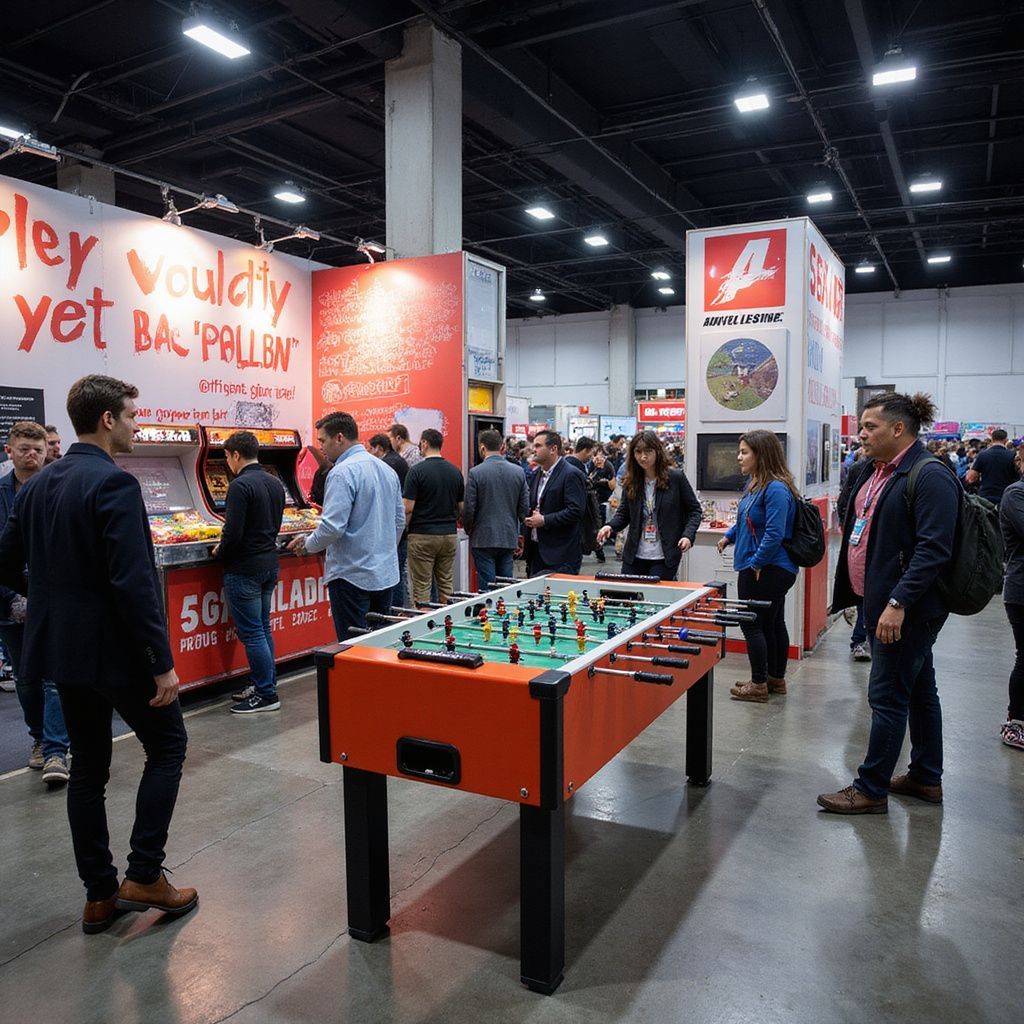 Alquiler de Maquinas Recreativas para Stand de Feria