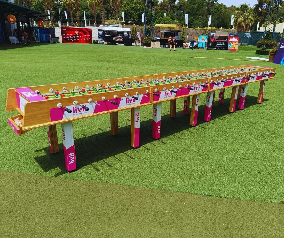 Alquiler Futbolin Gigante