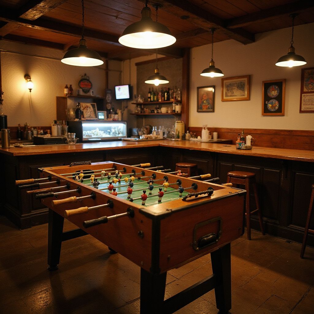El futbolín, ícono de la cultura española