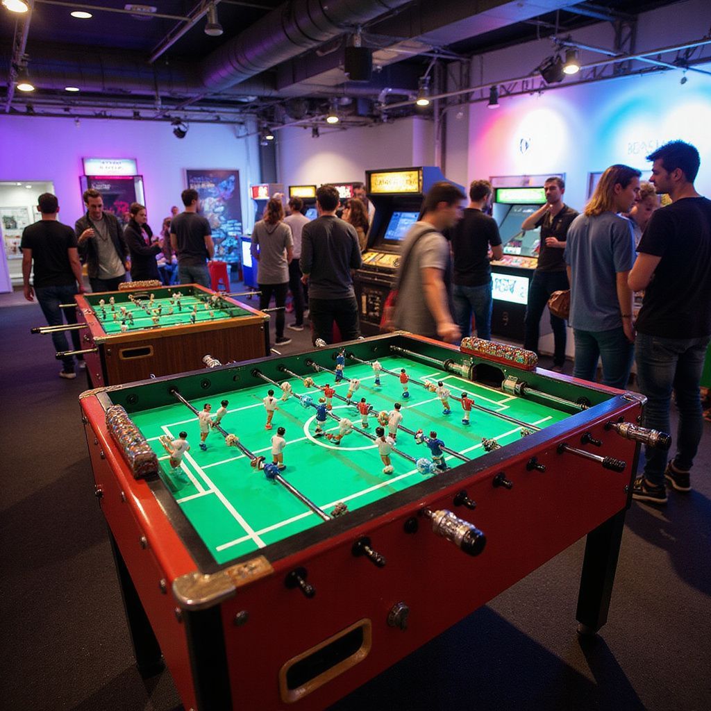 Alquiler de Futbolines y Máquinas Recreativas para Ferias y Congresos en Madrid