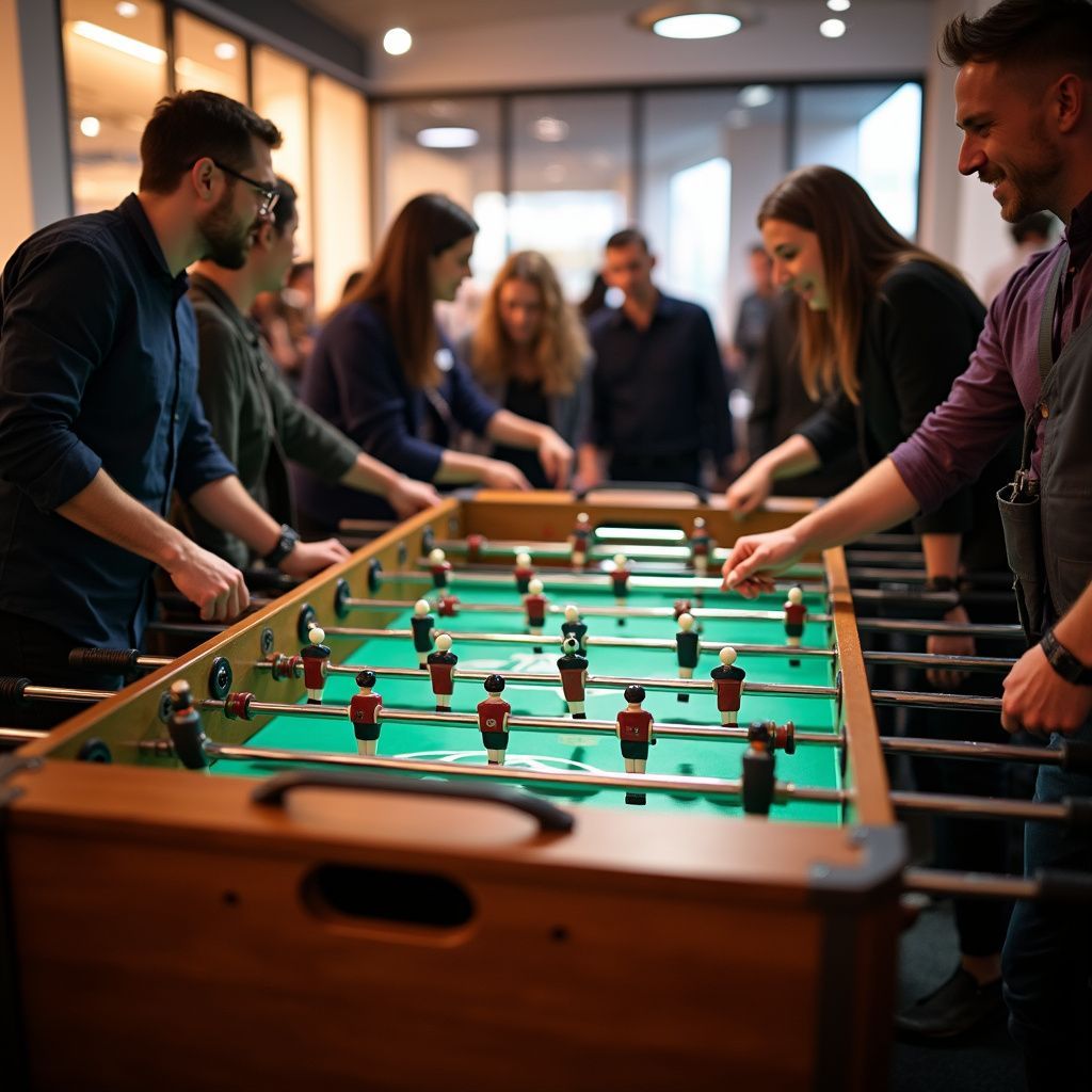 Alquiler Futbolin en Madrid para Eventos Corporativos