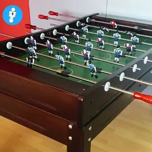 Alquiler de Futbolín Costa con jugadores de hierro y opción de luces LED para stands en ferias internaciones de IFEMA Madrid. 