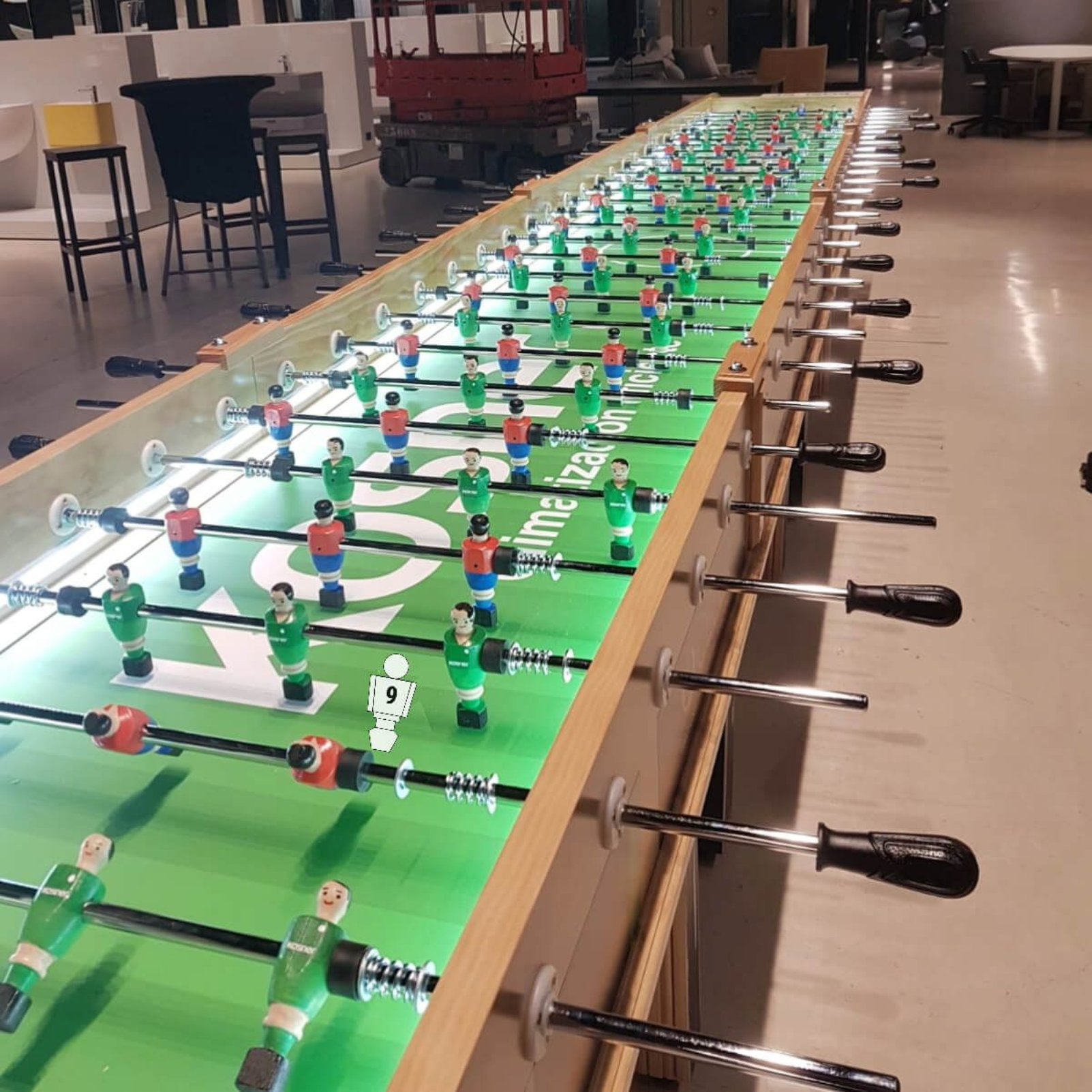 Alquiler Futbolin Gigante con Leds