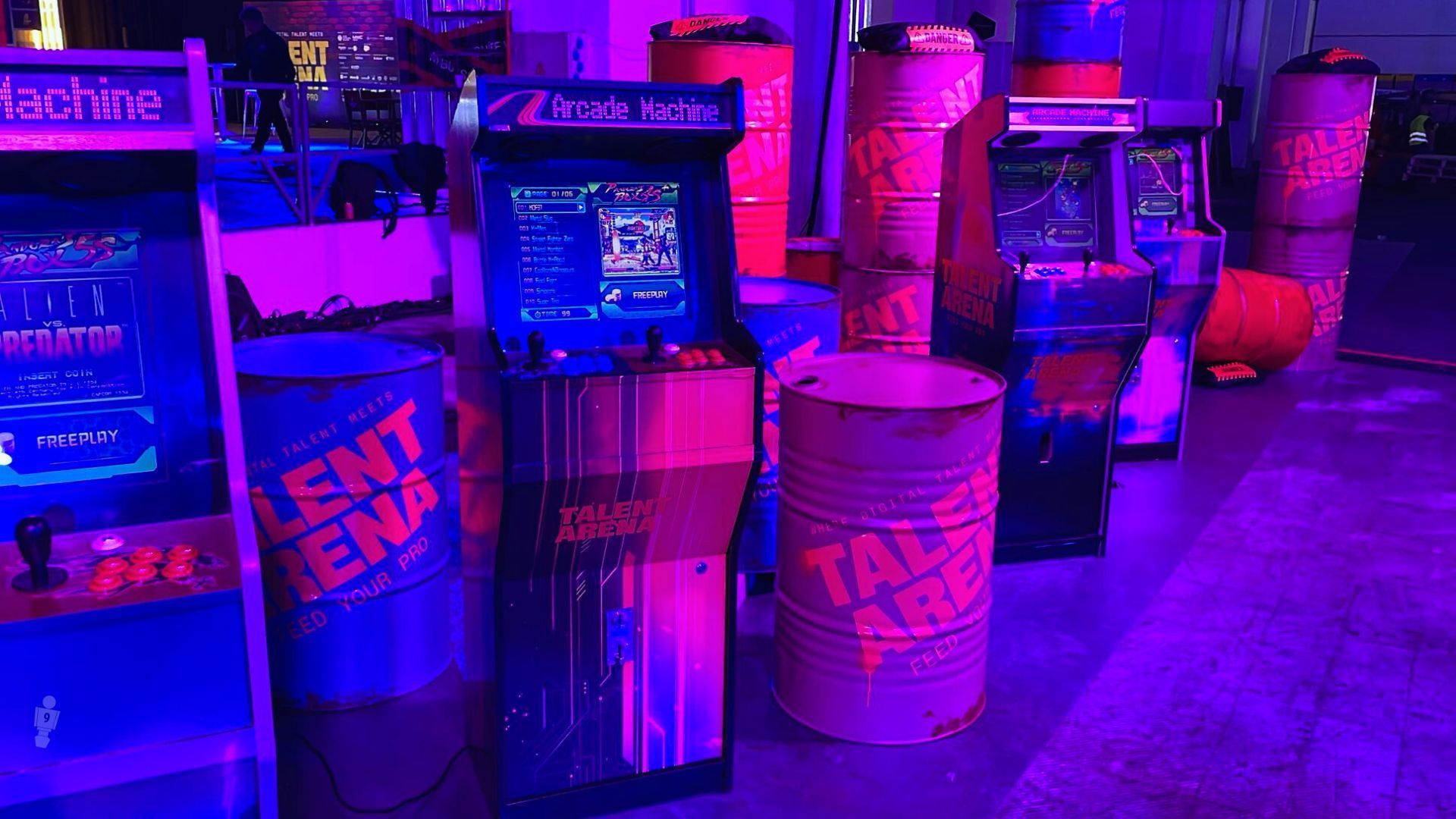 Alquiler Maquinas Arcade para Eventos Corporativos en Madrid y Barcelona.