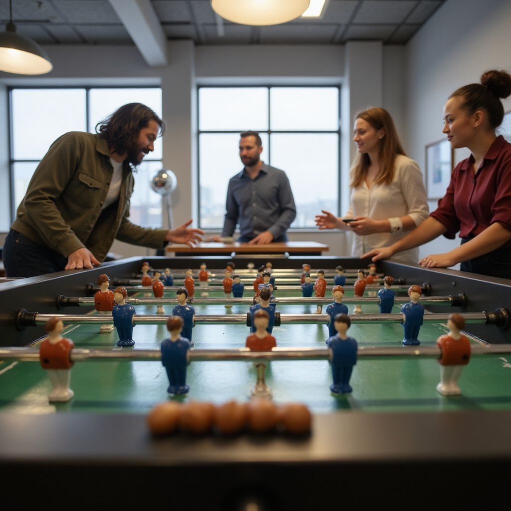 Alquiler de Futbolin a largo plazo en oficinas de Barcelona