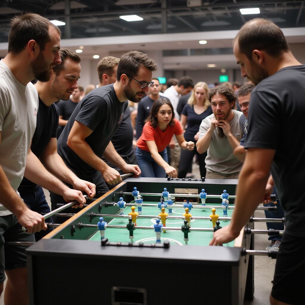 Alquiler de Futbolines en Madrid y Barcelona para eventos de empresa