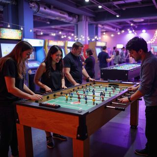 Alquiler de Futbolines y Máquinas Recreativas para eventos corporativos