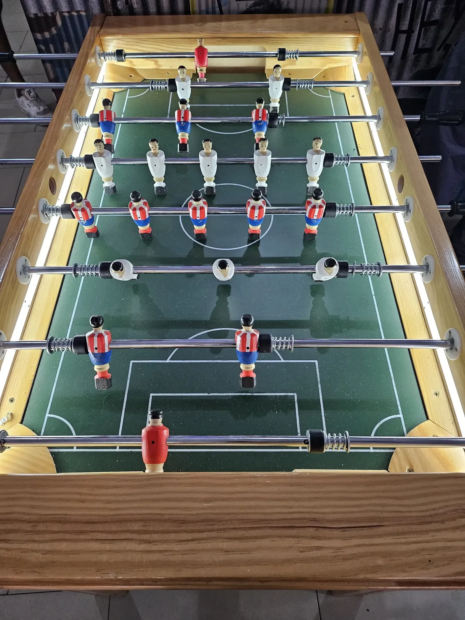 Futbolin con luces led