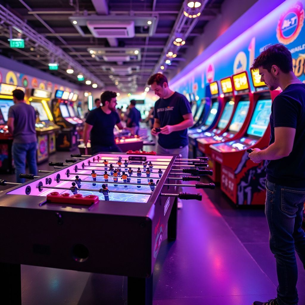 Alquiler de Futbolines y Máquinas Recreativas para Ferias y Congresos en Madrid