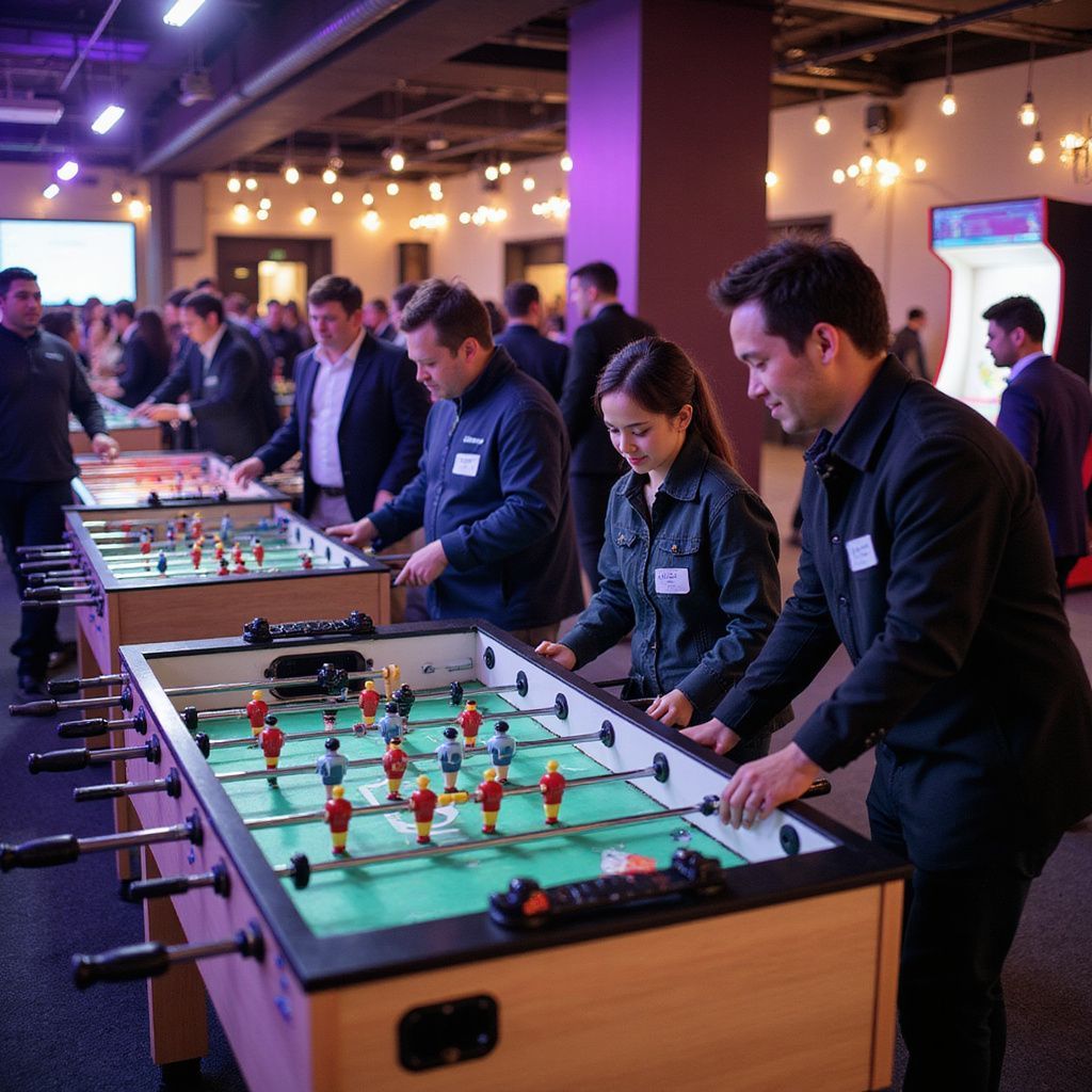 Alquiler de Futbolin  y Rereativas para Team Building