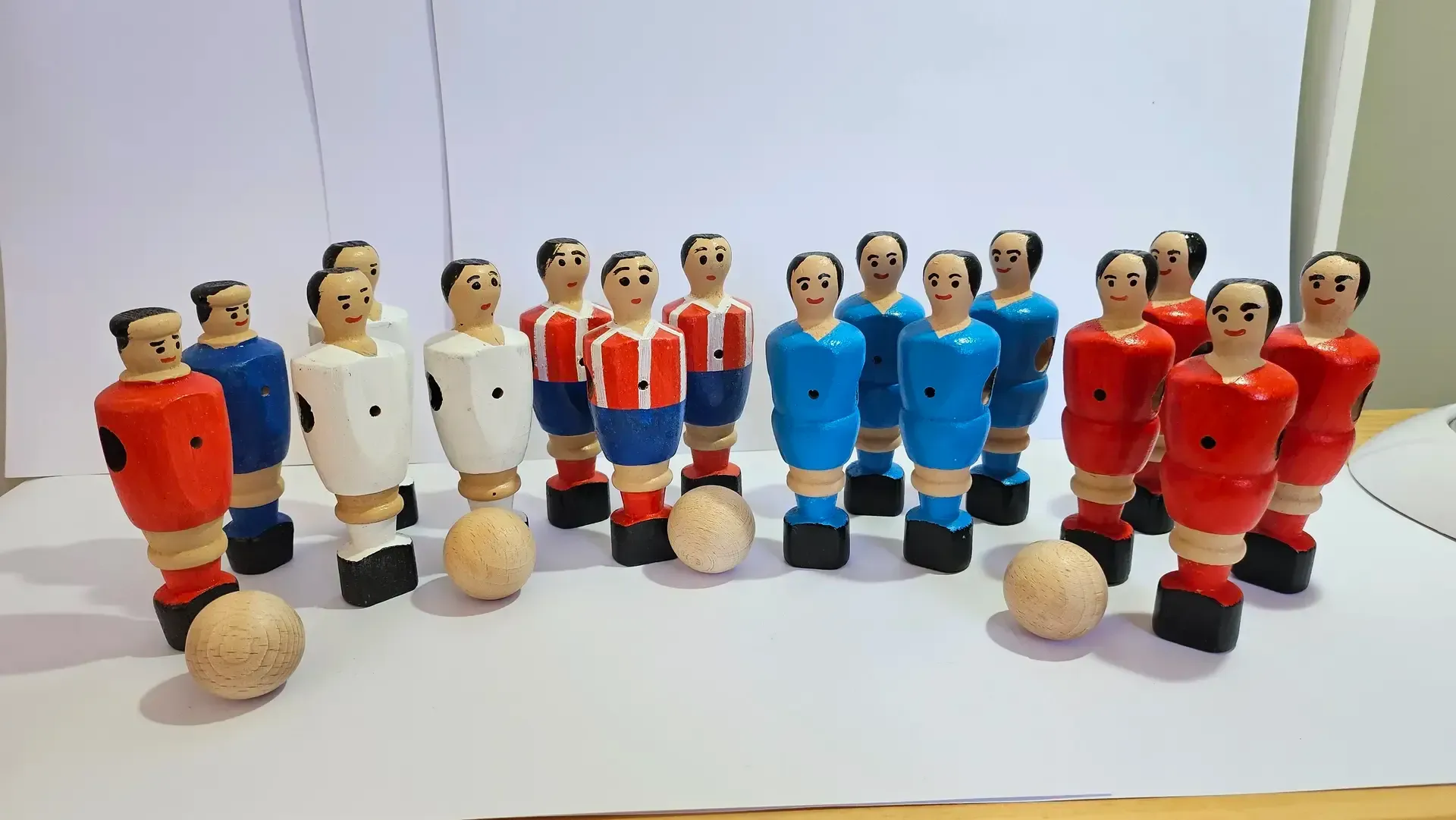 Personalización de los jugadores de Futbolin
