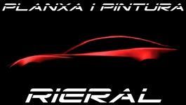 Silueta de coche rojo con 