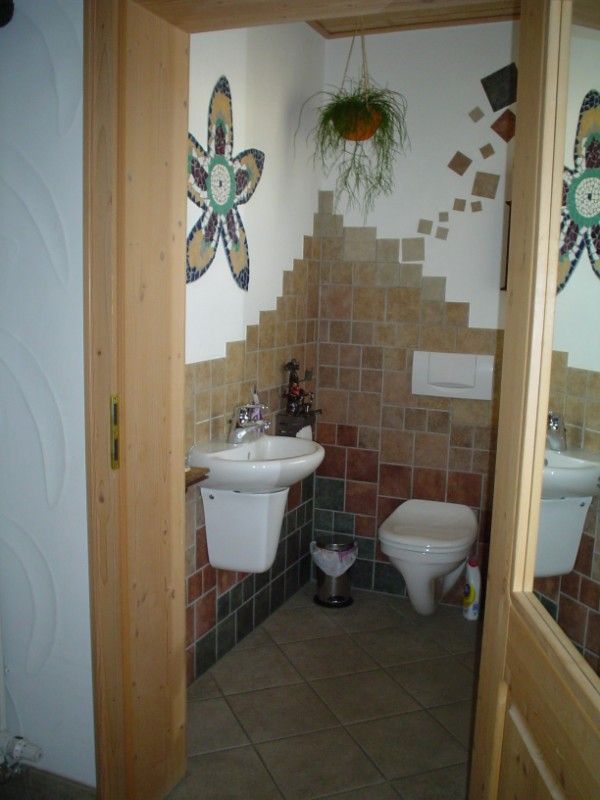 Fliesenmuster im Bad