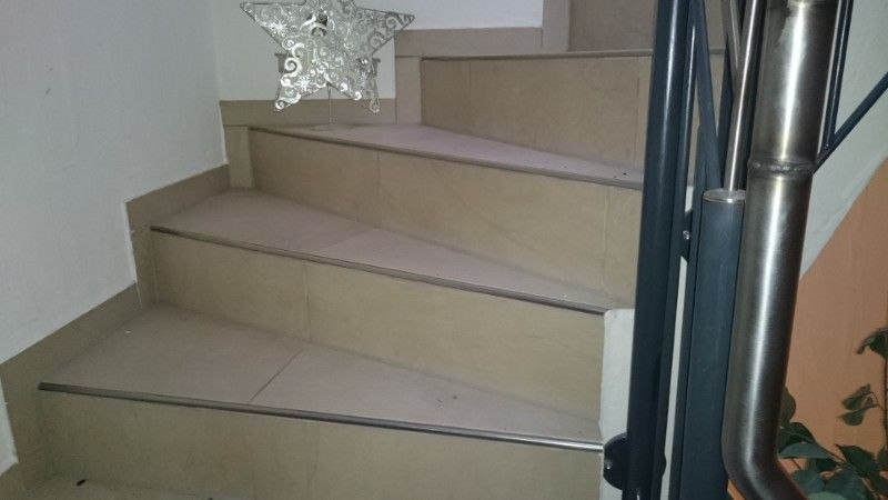Treppe ums Eck